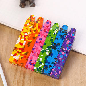 Новые разноцветные камуфляжные мелки в полоску, 6 цветов в коробке, Детские карандаши для граффити - Product Image 5