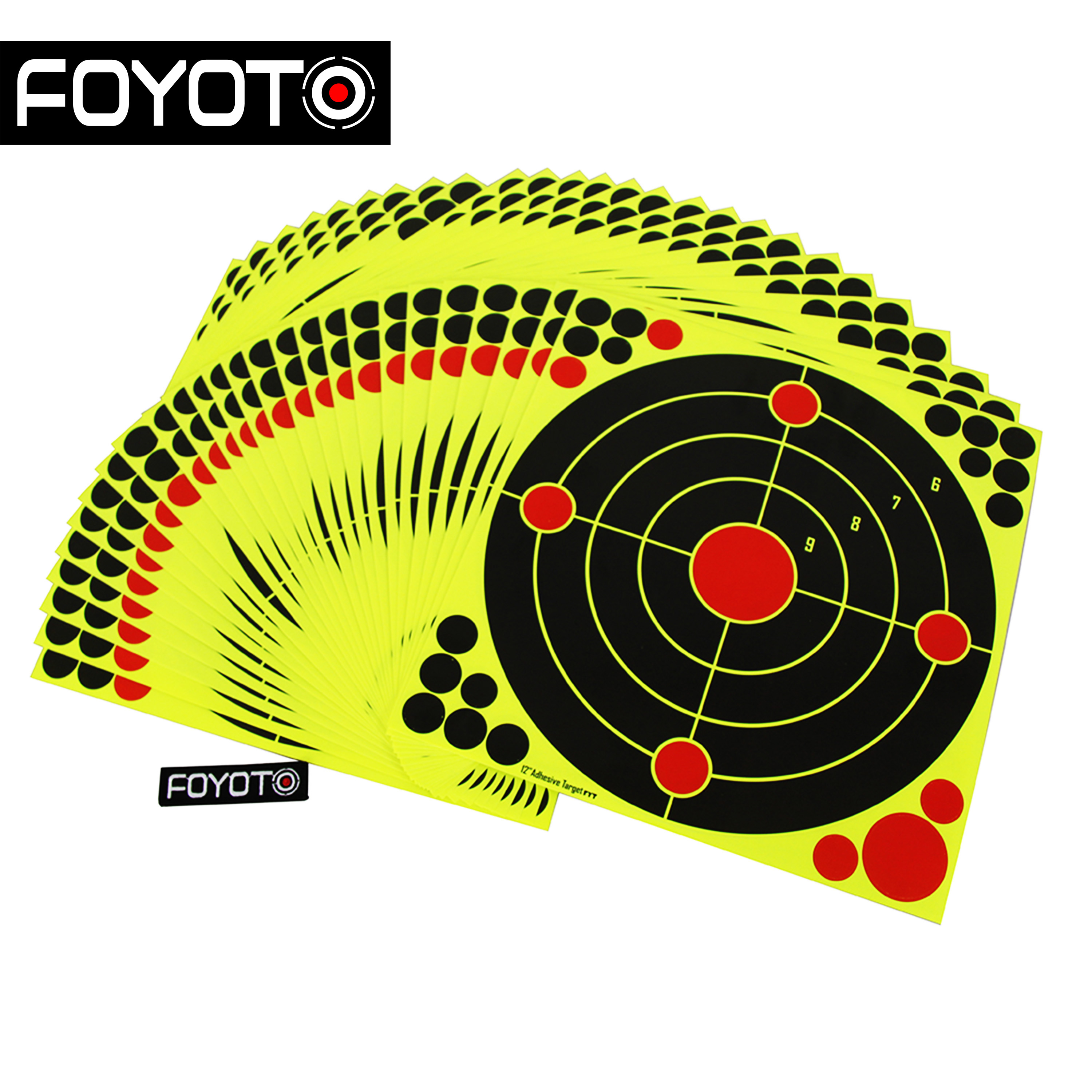 Пневматический пистолет для страйкбола, самоклеящиеся мишени для страйкбола, страйкбола, 12 дюймов, Стик и брызговик
