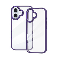 Coque de téléphone portable transparente en acrylique et TPU souple pour iPhone 18 17 16 15 14 Pro Max – Protection renforcée – Offre Spéciale
