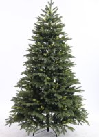 Hochwertiger Luxus-Kunstweihnachtsbaum, 120-300 cm, individuell anpassbar, für den Außenbereich, Weihnachtsdekoration, PE- und PVC-Mischung, stehend, faltbar
