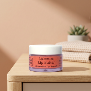 Manteca Labial Aclarante Natural Orgánica Aura Vedic 15g, Crema Hidratante, Ingredientes Herbales Veganos, Exfoliante de Azúcar para Labios - Product Image 2