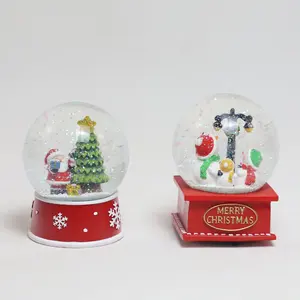 אספקת מתנות חג המולד כדור שלג כדור מים פנס כדור שלג חג המולד כדור קריסטל קישוט חג המולד