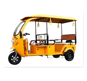 Sıcak satış e-rickshaw 1200w 60V elektrikli üç tekerlekli bisiklet ABS çatı ile hindistan'da en iyi fiyat