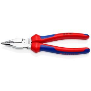 Knipex 08 25 185คีมรวมจมูกพร้อมที่จับหลายองค์ประกอบชุบโครเมี่ยม185มม - Product Image 1