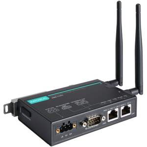 Point d'accès sans fil industriel Moxa Awk 1137c Eu Ethernet avec deux antennes et ports RJ45 - Product Image 1