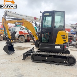 Miniexcavadora Usada SANY SY35U con Motor Original y Bomba Hidráulica, Peso Operativo de 3.5 Toneladas - Product Image 1
