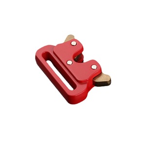 Metal Side Release Buckles For Bags Adjustable <b>Webbing</b> Durable Black Red - Product Image 4
