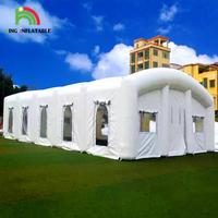 Structure de maison gonflable personnalisée de grande taille pour événements, avec éclairage LED, chapiteau de mariage gonflable, tente d'exposition