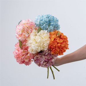 Dekoratif sis vahşi Firefly ortanca yapay çiçek üretici çiçek yeşil bitki toptan düğün zanaat düğün zemin - Product Image 2