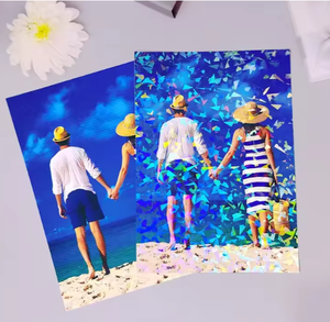 Holographic PVC <strong>Vinyl</strong> Dry Paper 133.33cm Inch Transparent Machine Grade Printable Waterproof for Laser and Inkjet Printers - Product Image 3