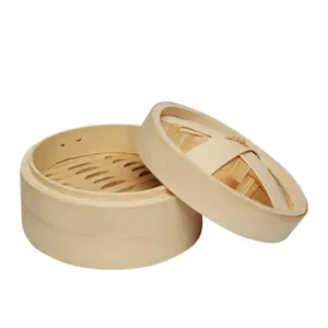 100% Natural Bamboo Steamer Sets-Meilleur Prix Steamers Bamboo Ms Sophie Vente en gros Bamboo Steamers Fournisseur