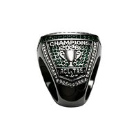 Maßgefertigter Sport-Meisterschaftsring, Personalisiertes Graviertes Logo, ODM OEM Legierung Herren-Trophäenring, Liga-Team-Auszeichnung Souvenir-Geschenk