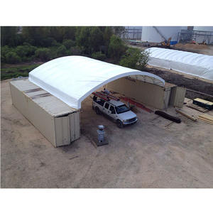 Tente de toit/auvent/abri en acier Q235 personnalisable avec revêtement PVC pour l'extension de stockage et la protection des marchandises - Product Image 6