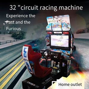 Machine d'arcade de course économique, simulateur de jeu de course haute définition à monnayeur pour parc d'attractions - Product Image 5