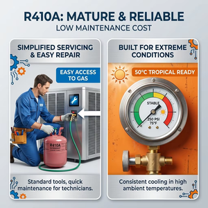 Climatiseur monosplit intelligent 18 000 Btu à économie d'énergie R410a pour usage hôtelier 1.tropical Unp-ocs-18k - Product Image 3