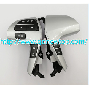 Toyota <b>Steering</b> <b>Wheel</b> Audio Visual <b>Switch</b> NT-P-2113 Silver 380mm ABSPC Material - Product Image 1