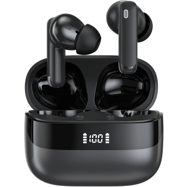 Wireless Earbuds for 5.4 HiFi Stereo Deep Bass ENC Noise Cancelling LED Indicator IPX4 Waterproof