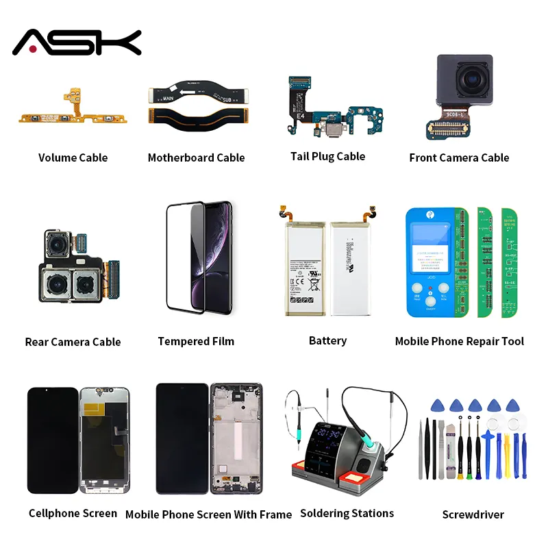 Écran tactile de remplacement pour téléphones portables, vente en gros, différents modèles de numériseur, pièces d'assemblage, écran Lcd Mobile