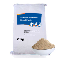 Supplément vitaminique et minéral pré-mélangé Norvka 5% pour la croissance des poulets de chair, additif alimentaire stimulant, certifié ISO 9001, sac de 25 kg