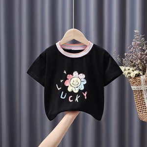 Nuove Magliette Casual per Bambine, Lavorate a Maglia e Ricamate, 100% Cotone, Manica Corta con Stampa di Personaggi - Indispensabili per i Bimbi - Product Image 4