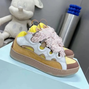 2026 Customized High Quality Summer Evergreen Retro Court Sneakers Platform Lace-up Genuine Leather Comfortable Sport - Product Image 1