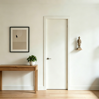 Portes en aluminium à grain de bois simulé, 100 % écologiques, minimalistes, modernes, étanches, pour intérieur, en promotion