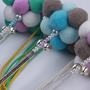 Vente directe usine : Jouet populaire pour chat avec pompon féerique, clochette pour chat, grand pompon, jouet interactif pour animaux de compagnie. - Product Image 5