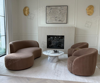 Juego de Muebles de Sala de Estar Modernos, Sofá de Esquina en Forma de L, Tapizado en Lino Blanco, Color Crema Beige, Sofás Modulares Seccionales