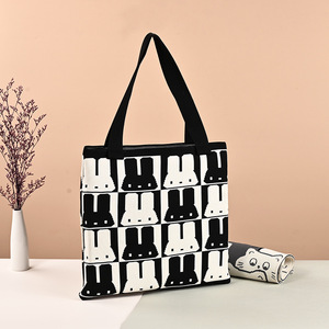Sac fourre-tout en toile Chenyu, personnalisable avec impression de logo couleur, emballage général, sac à bandoulière pour femme - Product Image 4