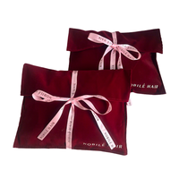 Enveloppe d'expédition de luxe en velours, recyclable, réutilisable, avec logo personnalisé, écologique, imprimée en sérigraphie, fabriquée au Guangdong