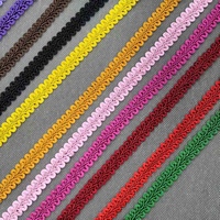 ZSY 1.2cm de large or métallique tressé dentelle garniture pour sacs Performance robes de danse mariage artisanat couture décor à la maison broderie