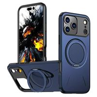 Nouvel arrivage Porte-anneau magnétique en métal rotatif à 360 ° Coque de téléphone antichoc pour iPhone 13 14 15 16 17 Pro Max 17 Air 16E