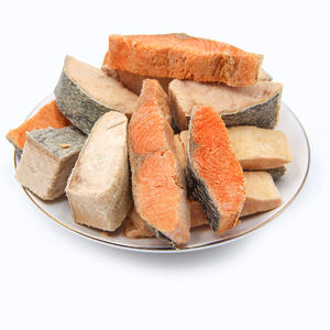 공장 공급 건강한 유기농 해산물 개 치료 냉동 말린 연어 필레 개와 고양이를위한 천연 건조 식품 - Product Image 1