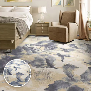 Moquette d'hôtel en nylon jacquard tissé à poils longs, fabriquée à la machine, design moderne, moquette mur à mur - Product Image 1
