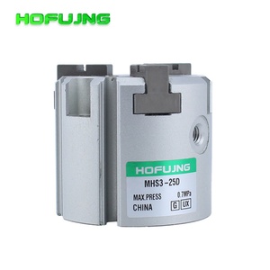 Cilindro Neumático de Doble Acción Serie MHS para Brazo Robótico Colaborativo, Nuevo, Pinza de Gas Neumática de Tres Mordazas - Product Image 2