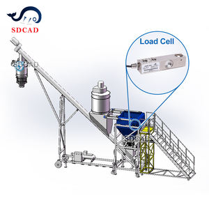 Trémie avancée de ciment de réservoir de silo de ciment de grand sac avec la tarière pour des matériaux en vrac de sac - Product Image 6
