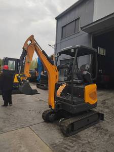 Livraison gratuite. Mini-excavatrice, moteur de 1,6 tonne conforme aux normes environnementales, excavatrice sur chenilles - Product Image 2