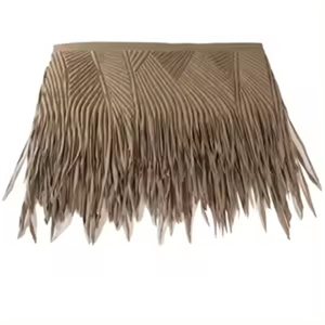 Ngọn lửa chống cháy dài nhân tạo tre Palm mái nhôm thatch Trần - Product Image 1