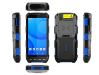 Lecteur de poubelle Android 10 5.5 pouces Collecteur de données portable Scanner de codes à barres avec lecteur d'étiquettes RFID C6200