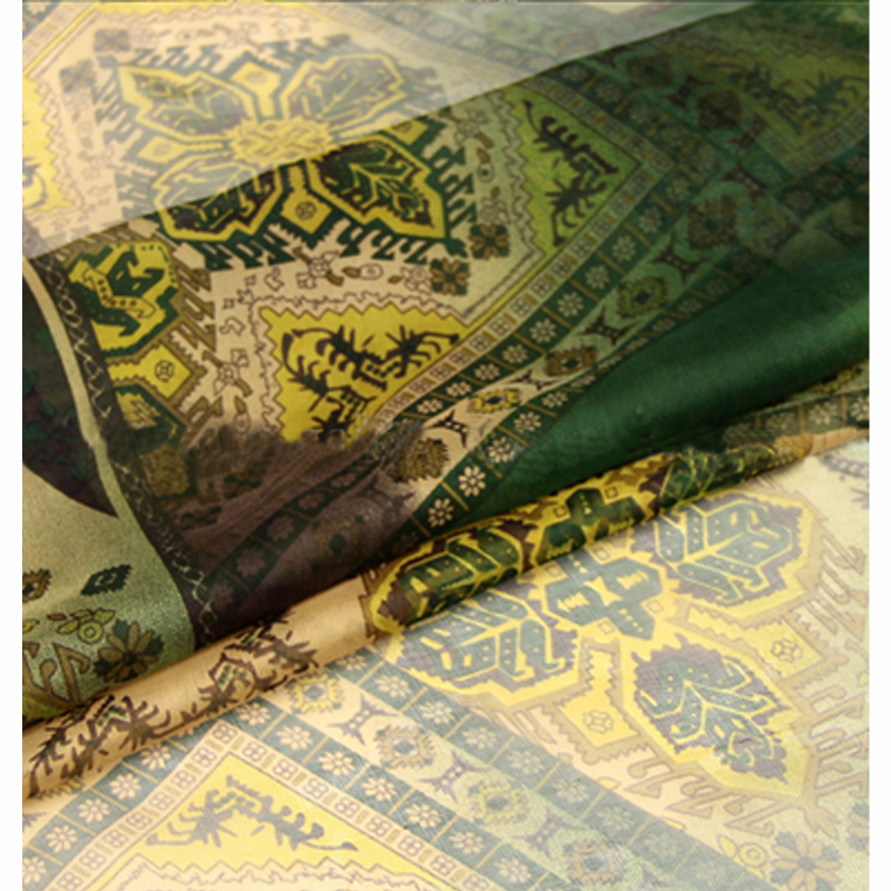 Атласная ткань, выбор, разноцветная цифровая печать, 100% шелк, шифоновая шелковая ткань, 45 ярдов