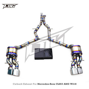 Tuyaux d'échappement Catback en titane OBM pour Mercedes-Benz CLS63 <span class=keywords><strong>AMG</strong></span> W218 5.5T 2013-2017 Silencieux avec système d'échappement à soupape - Product Image 4