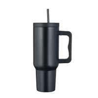 Nueva Taza de Acero Inoxidable 304 con Diseño de Dibujos Animados, 40oz, Aislamiento al Vacío, Libre de BPA, Antiderrames, Mantiene la Temperatura de 6 a 12 Horas, Portátil, con Asa, Grande