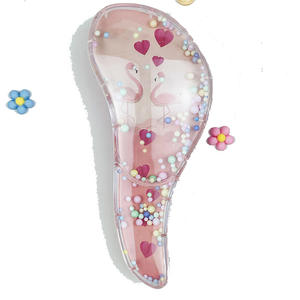 Nouveau peigne transparent de dessin animé, peigne de massage, peigne à cheveux en plastique mignon pour enfants avec coussin d'air, produits en plastique - Product Image 3