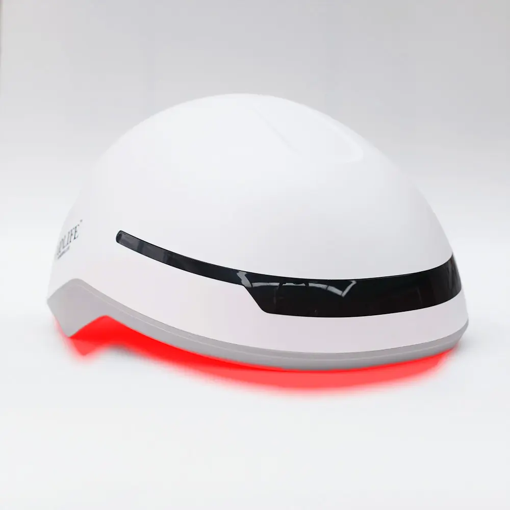 Topi Laser penumbuh rambut 660nm, topi Laser pertumbuhan rambut Led Lllt, topi Laser 126 Diode cahaya rendah, topi terapi Laser untuk rambut rontok