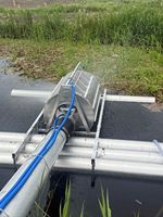 Filtre d'extraction d'eau pour l'irrigation, 10 pouces, rotatif, autonettoyant, respectueux des poissons, à entraînement hydraulique pour l'agriculture