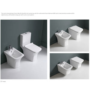 Conjunto de Sanitarios Modernos, Inodoro Suspendido de Pared, Bidé, Inodoro de Dos Piezas, Juego de Inodoro - Product Image 5