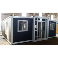 Maison préfabriquée extensible de 20, 30 ou 40 pieds, prête à vivre, avec chambre, salle de bain et cuisine