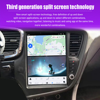 Récepteur stéréo automobile Android 11 128 Go avec navigation GPS, lecteur multimédia, CarPlay sans fil intégré, DSP, écran partagé