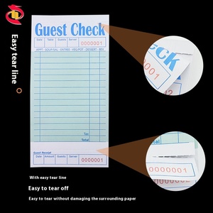 Menú de Comandas en Inglés de Alta Calidad, 125g, Doble Cara, Encuadernación Perfecta, para Clientes Extranjeros, Menú <span class=keywords><strong>Original</strong></span> para Restaurantes - Product Image 2