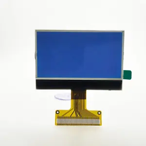 Monochrome LCD Display 128x64 cog graphic 12864 lcd 34 pins STN blue screen Module